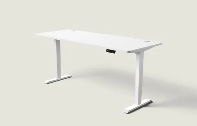 Desktronic HomePro bureau Wit / Wit / 200x80 cm