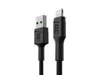 Green Cell KABGC24 Lightning-kabel 0,3 m Zwart