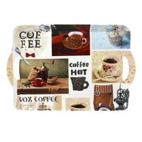 Dienblad - Coffee - kunststof - 38 x 25 cm - Serveerbladen Dienblad - Coffee - kunststof - 38 x 25 cm - Serveerbladen