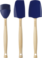 Le Creuset Spatelset - 3 stuks - Premium - Azure - thumbnail