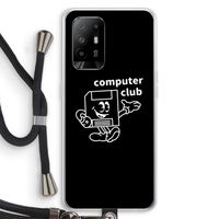 Floppyhead: Oppo A95 5G Transparant Hoesje met koord Floppyhead: Oppo A95 5G Transparant Hoesje met koord
