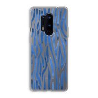 Blauwe nerven: OnePlus 8 Pro Transparant Hoesje