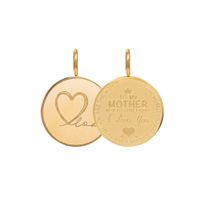 iXXXi Charm Pendant Mother Love Small Goud