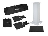 EUROLITE 2x Stage Stand 100cm incl. Cover and Bag, black - thumbnail