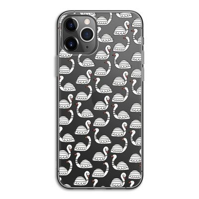 Zwanen: iPhone 11 Pro Transparant Hoesje