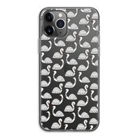 Zwanen: iPhone 11 Pro Transparant Hoesje