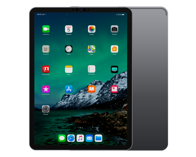 Refurbished iPad Pro 12.9 inch 2018 256 GB 4G Space Gray  Licht gebruikt
