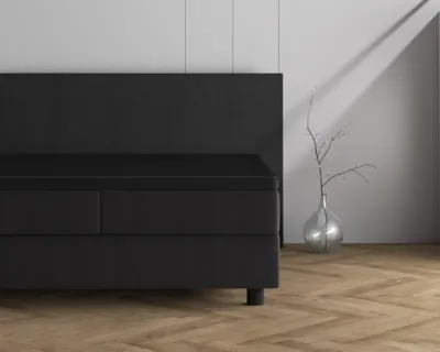 Dreamhouse Dubbel Jersey 220 gr. Topper Hoeslaken Zwart 80/90 X 200/220 cm