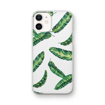 Lange bladeren: iPhone 12 mini Transparant Hoesje