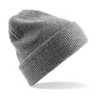 Beechfield Heritage Beanie - gebreid - wintermuts - grijs - volwassenen - Dames / herenmuts - thumbnail