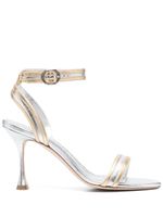 Manolo Blahnik sandales Chongasa en cuir 90 mm - Or