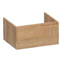 Brauer Hope - Onderkast - 60 cm - met 1 Softclose Lade Greeploos en 1 Sifon Uitsparing - Forest Tan