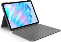 Logitech Combo Touch Apple iPad Air 11" (2024) Toetsenbord Hoes QWERTY Grijs - thumbnail