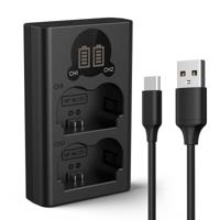 K&F Concept NP-W235 dual batterij-oplader met USB-C aansluiting en display