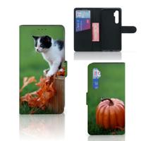 Xiaomi Mi Note 10 Lite | Telefoonhoesje | Met pasjeshouder | Kitten