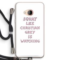 Christian Grey: HTC U Play Transparant Hoesje met koord