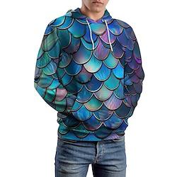 schalen herenmode 3d print hoodie vakantie streetwear hoodies groene capuchon print fleece winter lente herfstdesigner sweatshirt met capuchon Lightinthebox