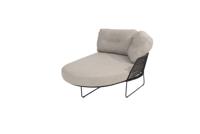 Taste Rhodos chaise lounge links antraciet - 4so Taste Rhodos chaise lounge links antraciet - 4so