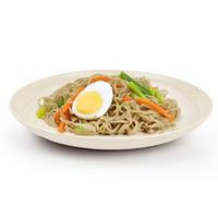 Plasticforte Rond bord/camping bord - D20 cm - creme wit - kunststof - onbreekbaar - servies