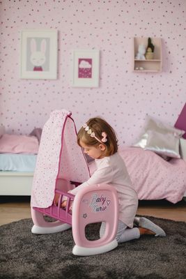 SMOBY Babyverpleegster Bercelonnette - bed voor Poupon