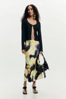 Midi-rok met print - BLACK - XS