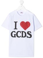 Gcds Kids t-shirt à imprimé graphique - Blanc