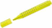 Van Der Doelen Tekstmarker geel van faber castel met makkelijke grip