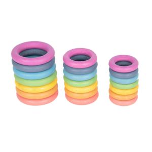 Tickit Houten Ringen regenboog