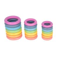 Tickit Houten Ringen regenboog