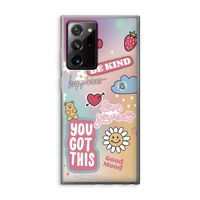 Positivity: Samsung Galaxy Note 20 Ultra / Note 20 Ultra 5G Transparant Hoesje