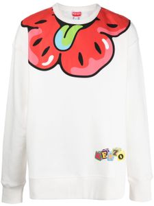 Kenzo sweat à imprimé Boke Flower - Blanc