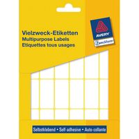 Avery Mini Etiketten, wit, 38,0 x 18,0 mm, permanent klevend