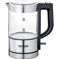 Severin 3472 Waterkoker Snoerloos, Oververhittingsbeveiliging Aantal/Volume: 0.5 l RVS (geborsteld), Zwart