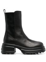 Tod's bottines en cuir Gomma 84k - Noir - thumbnail