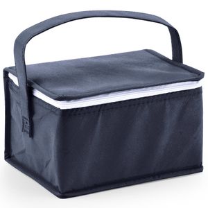 Kleine koeltas voor lunch blauw 20 x 14 x 13 cm 3.5 liter   -