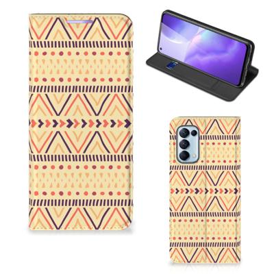 OPPO Find X3 Lite | Hoesje met Magneet | Aztec Yellow