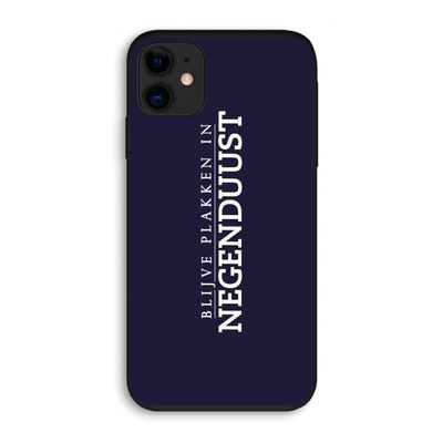 Blijve plakken in Negenduust: iPhone 11 Biologisch afbreekbaar hoesje