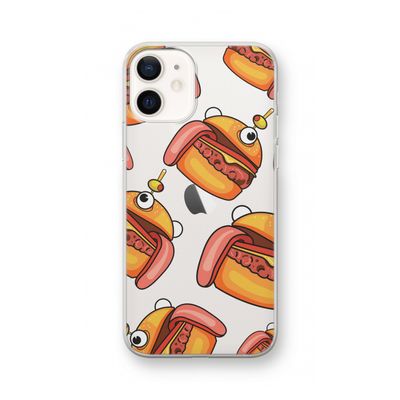 Hamburger: iPhone 12 Transparant Hoesje