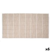 Tapijt Gift Decor Beige Ruiten 140 x 80 cm (6 Stuks)