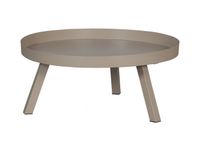 WOOOD Ronde Bijzettafel 'Sunny' Metaal, Ø80cm, kleur Mist