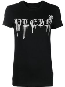 Philipp Plein t-shirt à logo imprimé - Noir