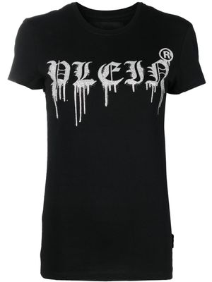 Philipp Plein t-shirt à logo imprimé - Noir