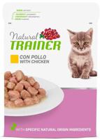 Natural trainer cat kitten / junior chicken pouch (12X85 GR)