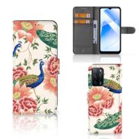 Telefoonhoesje | Met pasjeshouder | voor OPPO A16/A16s/A54s Pink Peacock
