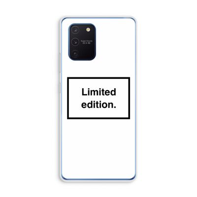 Limited edition: Samsung Galaxy Note 10 Lite Transparant Hoesje