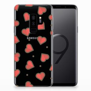 Samsung Galaxy S9 Plus TPU bumper Hearts