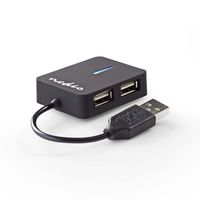 Nedis UHUBU2410BK USB-Hub 4-Poorts USB 2.0 - thumbnail