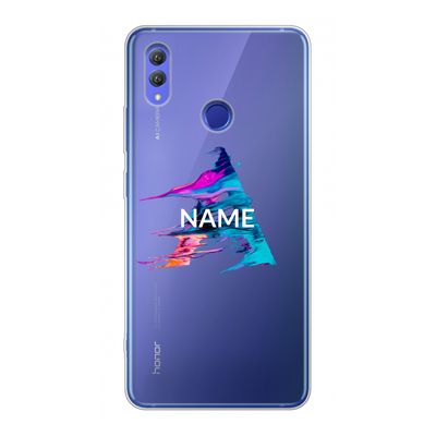Abstract Spectrum: Honor Note 10 Transparant Hoesje