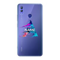 Abstract Spectrum: Honor Note 10 Transparant Hoesje