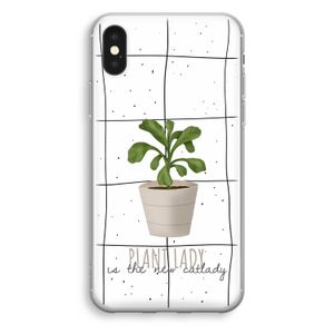 Kamerplant op vensterruit: iPhone X Transparant Hoesje
